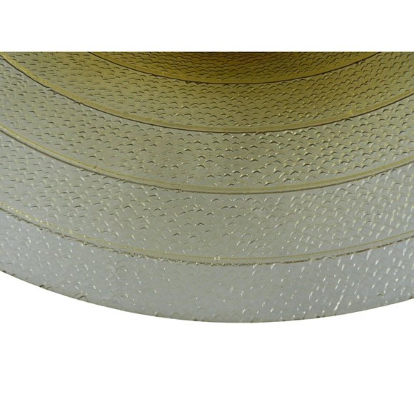 Table Centerpiece Decorative Bowl Art Glass Large Amber Gradient Colors 17.5" - Picture 7 of 10